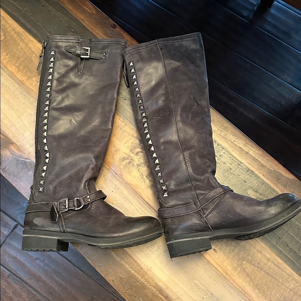Steve Madden Black Heeled Boots